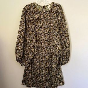 H&M floral dress size Lage